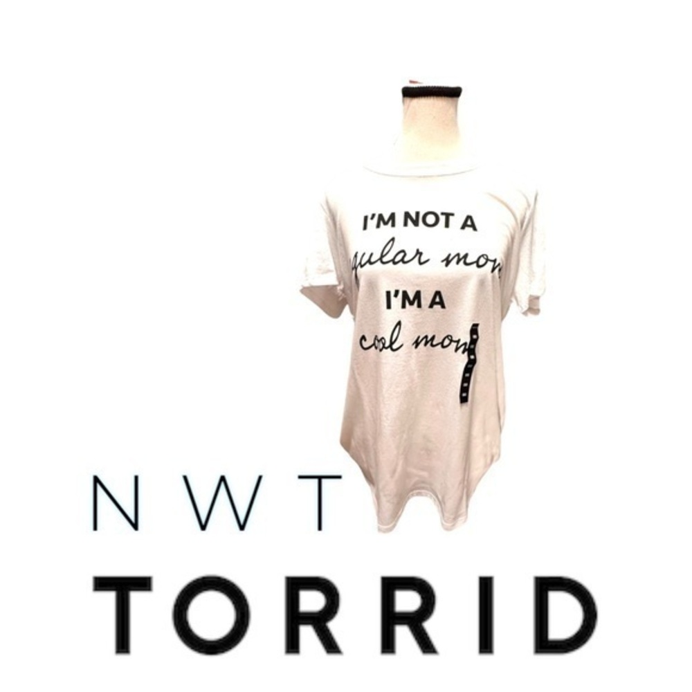 🆕 NWT Women’s torrid 0 Mean Girls Cool Mom Quote Graphic Tee M/L